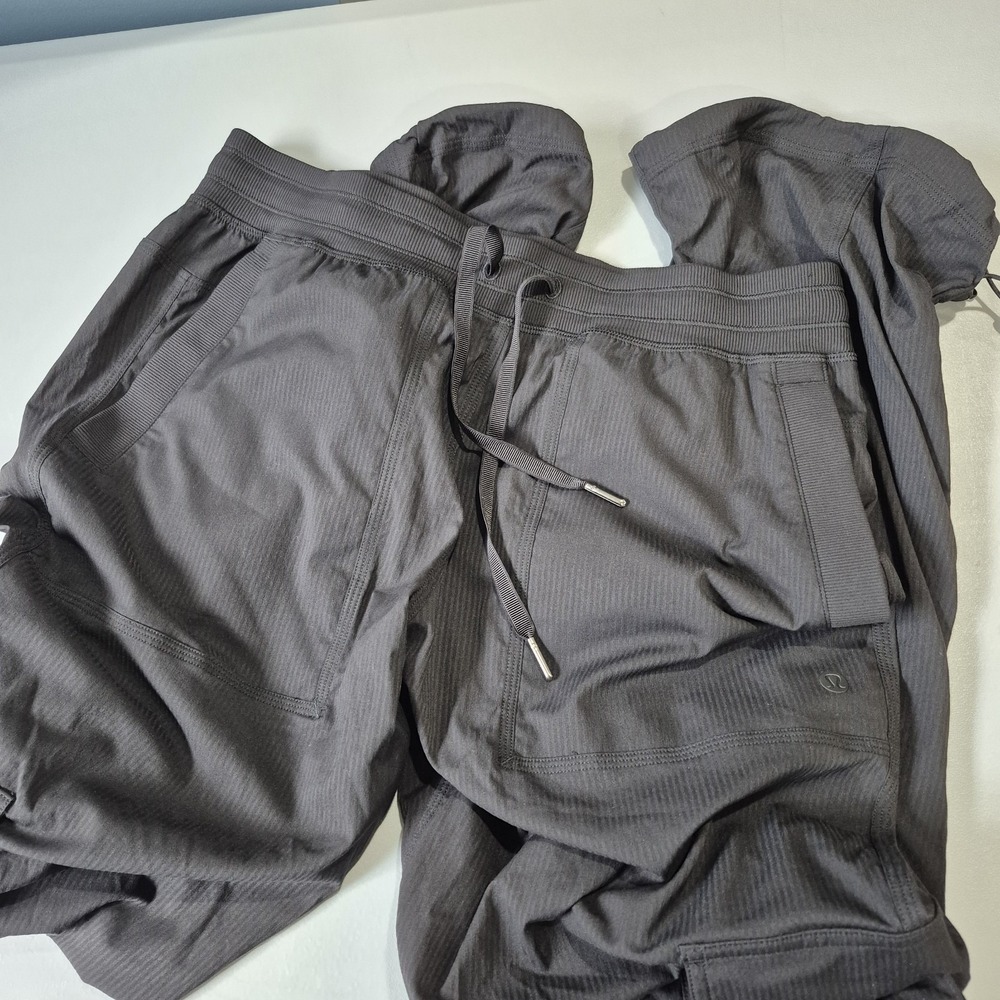 Lululemon Pants Womens Medium Black Dance Studio Cargo Baggy Mid-Rise Relaxed